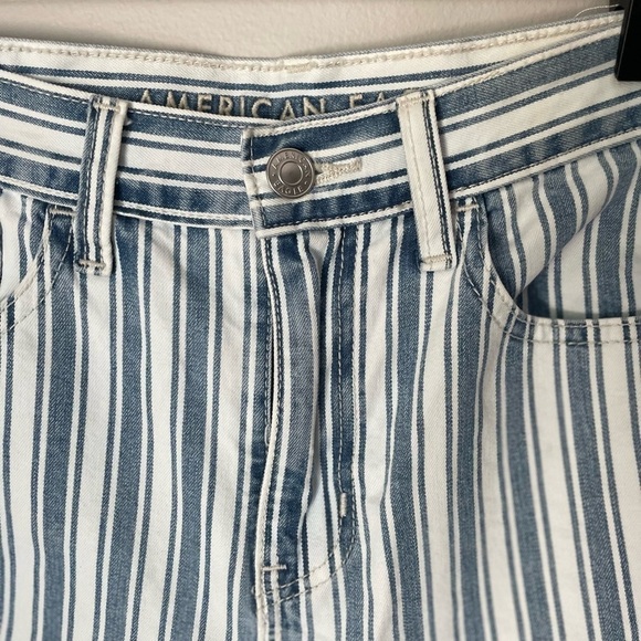 American Eagle Summer Boardwalk Striped Mom Short Size 0 - Picture 7 of 11